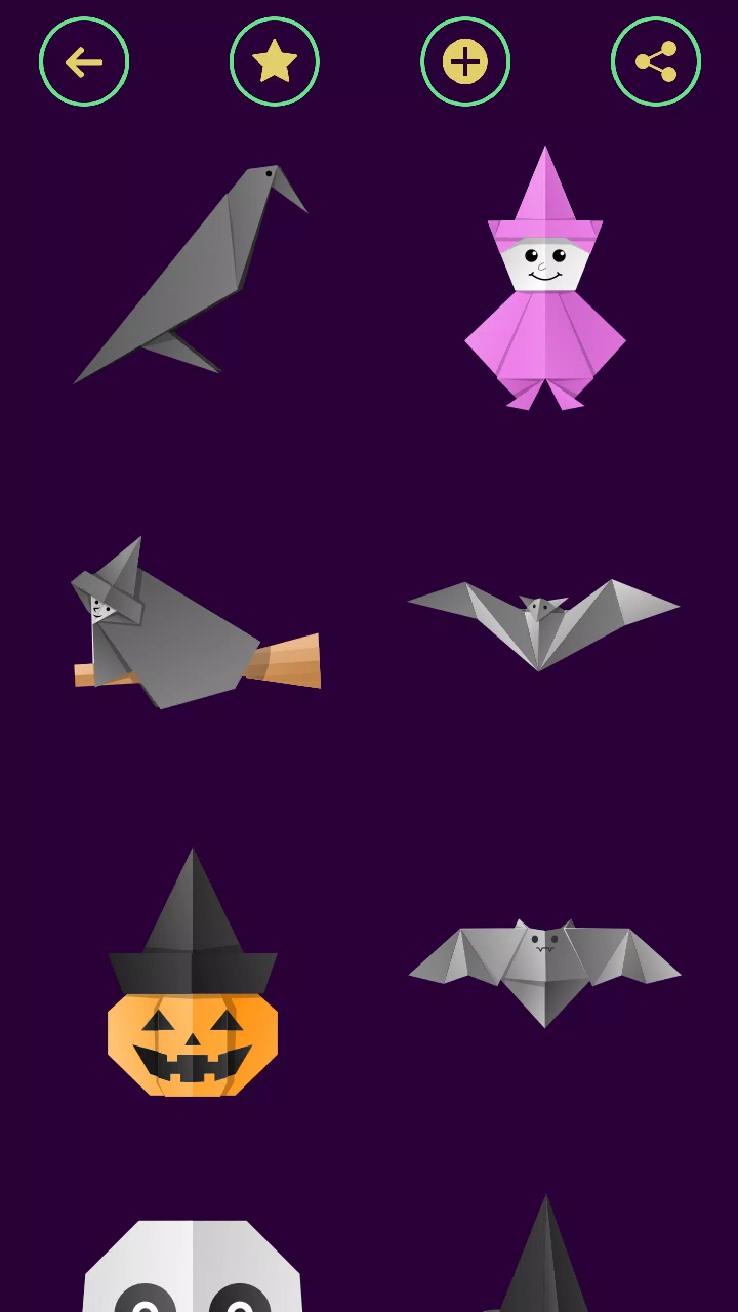 Origami Halloween 스크린샷 2