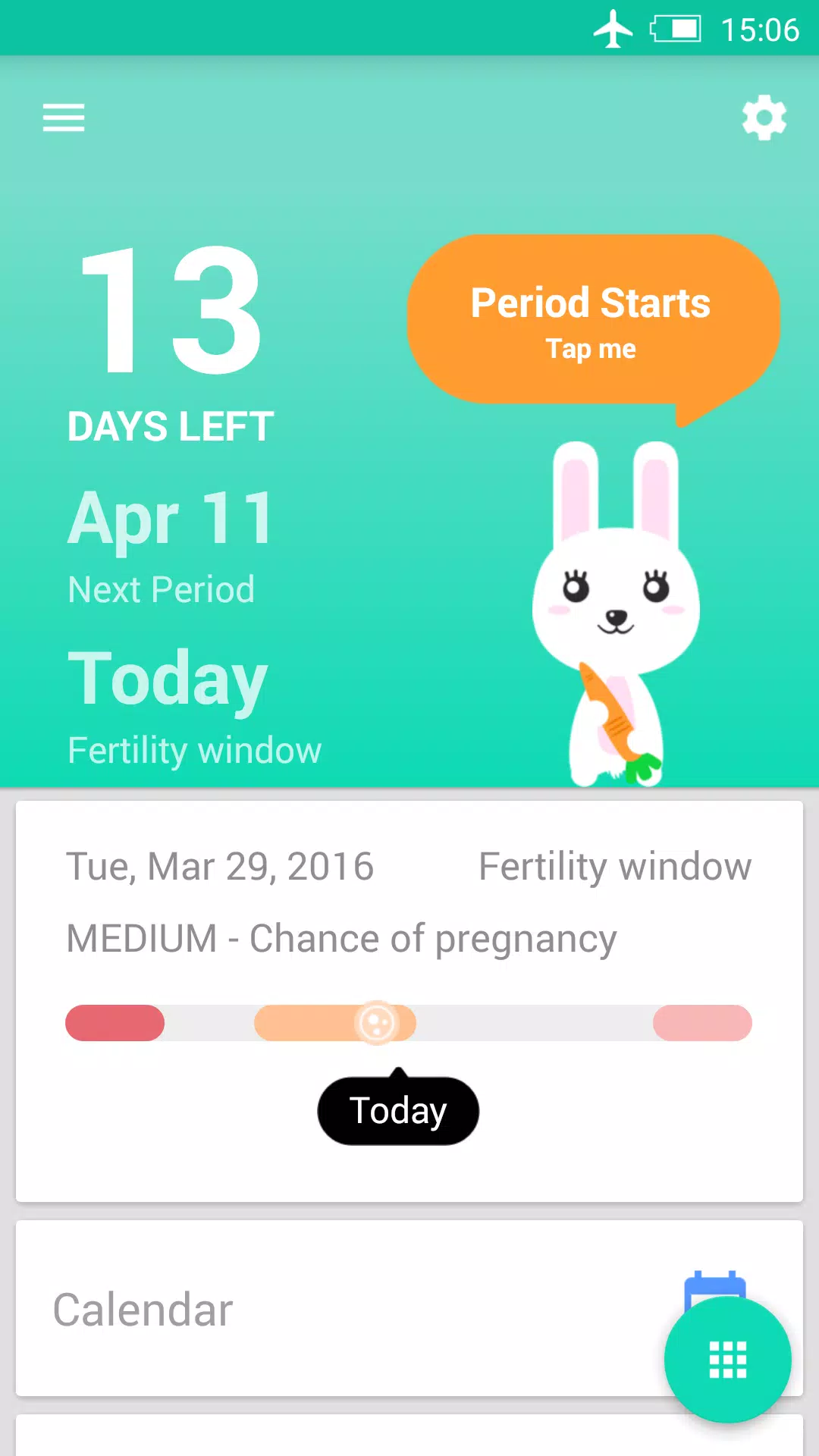 Period Tracker ekran görüntüsü 0