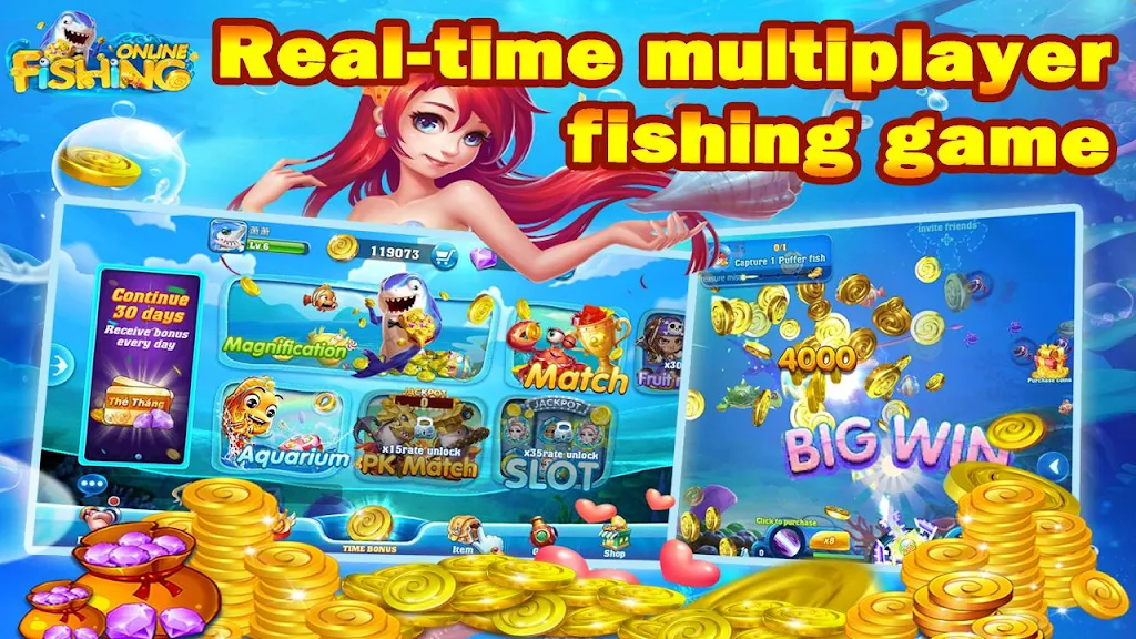 Fishing Online: Classic fish machine, free game屏幕截圖1