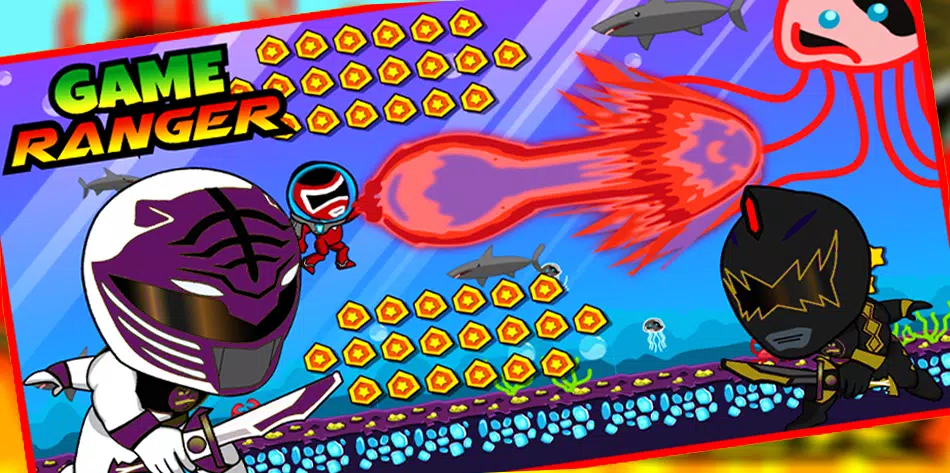 Superheroes Dino Rangers Dash स्क्रीनशॉट 2