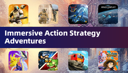 Aventures de stratégie d'action immersive