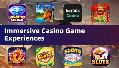 Expériences de jeu de casino immersif