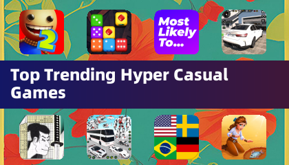 Nangungunang trending hyper casual games