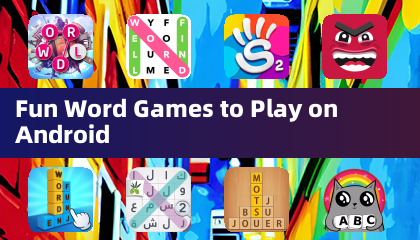 Masayang mga laro ng salita upang i -play sa Android