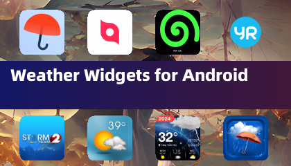 Mga widget ng panahon para sa Android