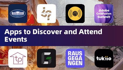 Apps zur Entdeckung und Teilnahme an Veranstaltungen
