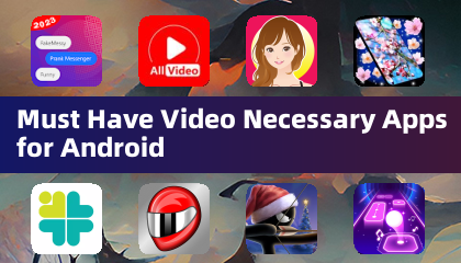 Debe tener aplicaciones de video necesarias para Android