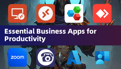 Wichtige Geschäfts-Apps für Produktivität