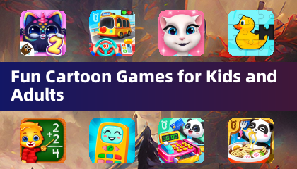 Jeux de dessins animés amusants pour enfants et adultes