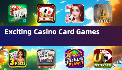 Jeux de cartes de casino passionnants