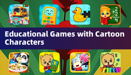 Educational Games with Cartoon Characters