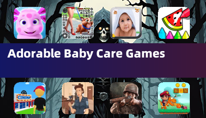 Niedliche Baby-Pflege-Spiele